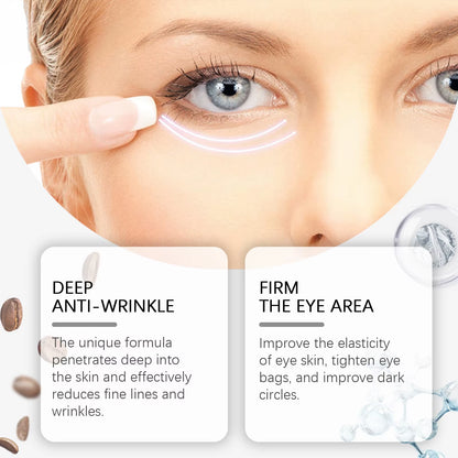 Firming Eye Cream Reduce Dark Circles Eye Bags Removal Lighten Fine Lines Improve Eye Puffiness Deeply Nourishing Lift Eye Cream
